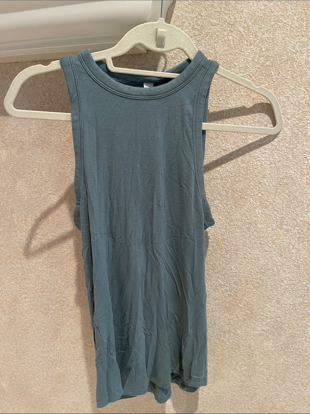 lululemon athletica Ribbed High-Neck Tank Top - Slate Teal